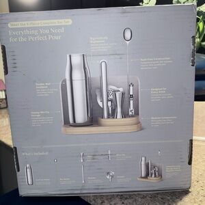 Caraway 9-Piece Stainless Steel Bar Set